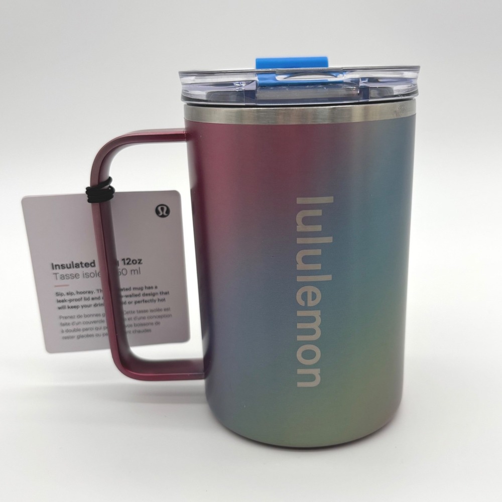 Lululemon Insulated Mug 12oz CCOW/SKYT Iridescent Ombre